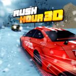 混雑無視して爆走しろ！スピード上げて追い抜け逃げ切れ「Rush Hour 3D ラッシュアワー3D」アプリ紹介／プレイ動画